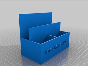 à distance de titulaire les conteneurs personnalisé 3d print model - Mito3D