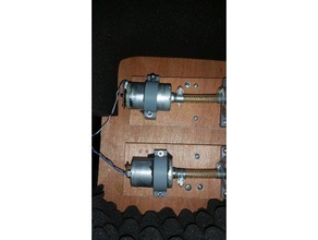 small motor clamp 3d printer parts ball mill rock tumbler rotary 3d print model - Mito3D