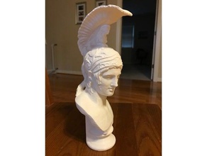 hiçbir destek ares tarama ve kopyaları 3d sanat Yunan yok heykel supportless 3d print model - Mito3D