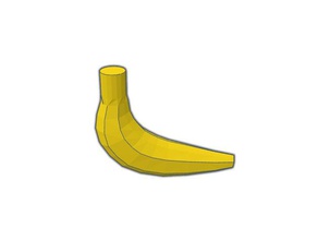 lego kompatibel Banane-Zubehör Bau-Spielzeug Banane lego-kompatibel 3d print model - Mito3D