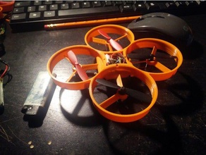 qzb 85 - tiny whoop style quadcopter r c vehicles brushed quad tinywhoop 3d print model - Mito3D