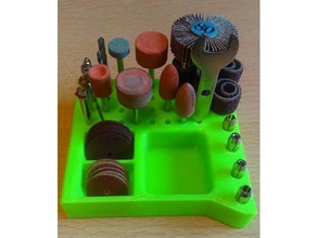 pequeno dremel pouco organizador porta-ferramentas & caixas 3d print model - Mito3D