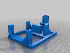 sumo de servo bot chassis reconstruído robótica 3d print model - Mito3D