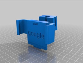 experimentelle google-pixel-Ständer passt spigen case Handy kundengebundene 3d print model - Mito3D