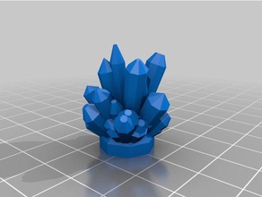 il mio personalizzato aggiornato generatore di cristalli matematica arte su misura 3d print model - Mito3D