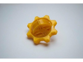 spinning fidget maker coin 3d printing spinner toy makercoin midheaventech themakercoinclub 3d print model - Mito3D