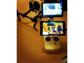dji inspire 1 x5-Kamera - 2 Kamera fpv mount r c Fahrzeuge djix5 begeistern 3d print model - Mito3D