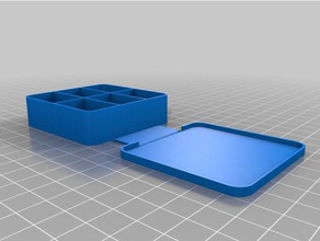 isca de pesca do caso recipientes personalizado 3d print model - Mito3D