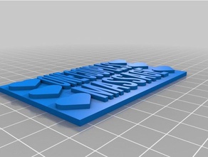 carte-cadeau de taille L'impression 3d 3d print model - Mito3D