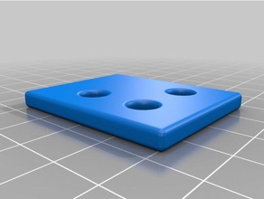 wanhao i3 monoprice maker seçin v2 y motor mount spacer plate 3d yazıcı aksesuarları makinesi makerselect step 3d print model - Mito3D