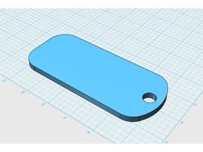 blank keychain accessories keychains 3d print model - Mito3D