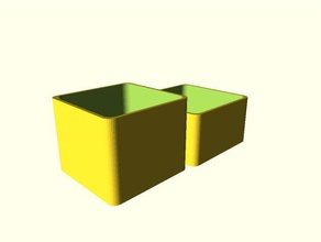 fully parametric box containers gift openscad 3d print model - Mito3D