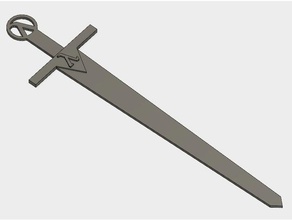 signet - anaklusmos épée sculptures l'épée de voleur foudre 3d print model - Mito3D