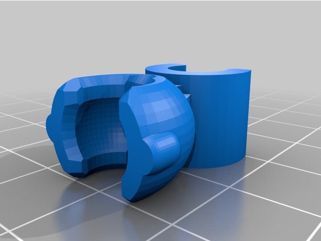centreur tube teflon discoeasy 3d printer parts 3D print model - Mito3D