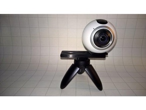 samsung gear 360 - 3d image de la monture trépied caméra 3d print model - Mito3D