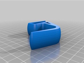 10mm ıkea galant kulaklık-kanca bilgisayar kulaklık askısı tutucu kanca 3d print model - Mito3D