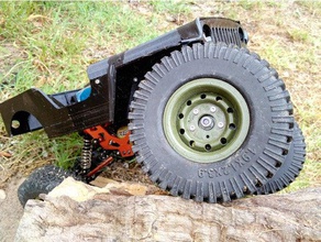 1 10 jeep beadlock rim brinquedos & games 4x4 cordão de bloqueio rastreador ossum o controle rádio a rockcrawler escala roda 3d print model - Mito3D
