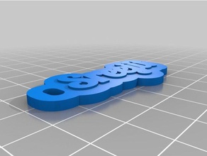 sr1 keychains customized 3d print model - Mito3D