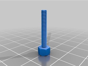özelleştirilmiş kaçık somun civata pul benim çubuk Fabrikası dişli parçalar 3d print model - Mito3D