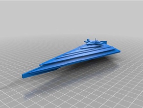 finalizzatore primo ordine star destroyer La stampa 3d 3d print model - Mito3D