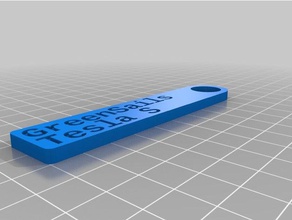 greensails key tag organization customized 3d print model - Mito3D