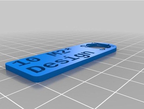 2700-chave de marca organização personalizado 3d print model - Mito3D