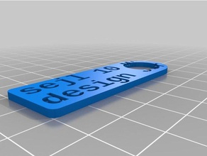 2701 key tag organization customized 3d print model - Mito3D