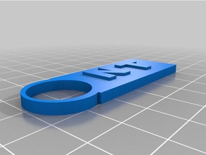 keychian La impresión en 3d 3d print model - Mito3D