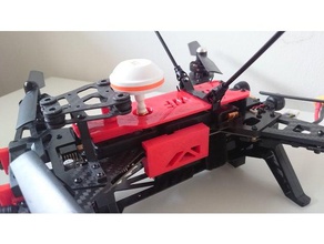 walkera runner 250 protection bracket r c vehicles drone fpv racer frame reinforcement 3d print model - Mito3D