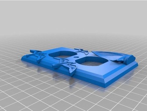 decorativo coperchio di uscita gabbiani in barca a vela arredamento 3d print model - Mito3D
