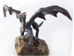 majestoso dragão esculturas 3d print model - Mito3D