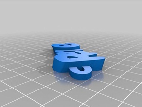 ren e llaveros personalizado 3d print model - Mito3D