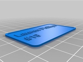 il mio personalizzato semplice di personalizzare nome del tag su misura 3d print model - Mito3D
