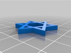 stella di david 3d print model - Mito3D