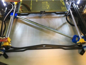 hellobeeprusa eixo y do quadro stabilizator Impressoras 3d 3d print model - Mito3D