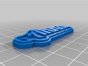 anna keychain keychains customized 3d print model - Mito3D