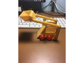 benutzerdefinierte Spielzeug bobcat-Lader & game Zubehör bobcat - Traktor gelb 3d print model - Mito3D
