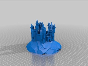 meu personalizados grande castelo gerador edifícios e estruturas personalizado 3d print model - Mito3D