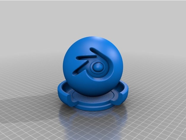 o blender visualização de material bola brinquedos & games 3d legal área trabalho coisa brinquedo 3D print model - Mito3D