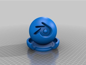 blender material preview ball toys & games 3d cool desktop thing toy 3d print model - Mito3D