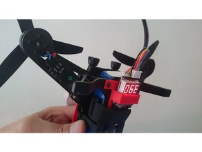 walkera runner 250 lipo warner ayraç r c araçlar drone gerçek yarışçı tutucu racer 3d print model - Mito3D