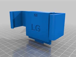 my customized universal charging dock lg g3 mobile phone 3d print model - Mito3D