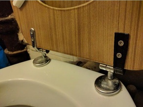 toalet-siège de remplacement l'articulation la salle bains 3d print model - Mito3D