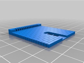 Zug-building-Rückwand Gebäude & Strukturen kundengebundene 3d print model - Mito3D