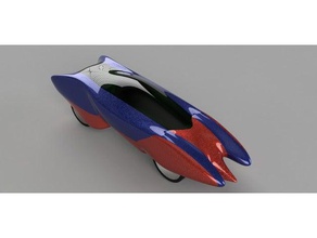pinewood derby corpo i veicoli auto modello di pineta 3d print model - Mito3D