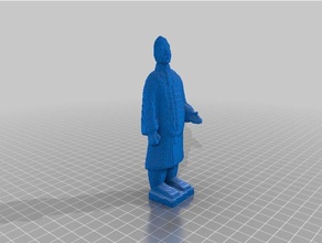 3d slash terracotta warrior 3d print model - Mito3D