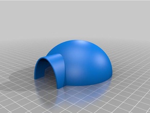 mouse igloo animals 3d print model - Mito3D