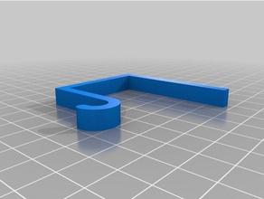 customized simple over-the-sink hook organization 3d print model - Mito3D
