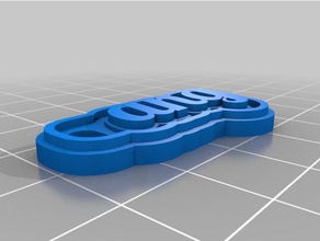 ang keychains customized 3d print model - Mito3D