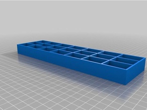 2 Wochen Urlaub-Pille-Halter Container kundengebundene 3d print model - Mito3D
